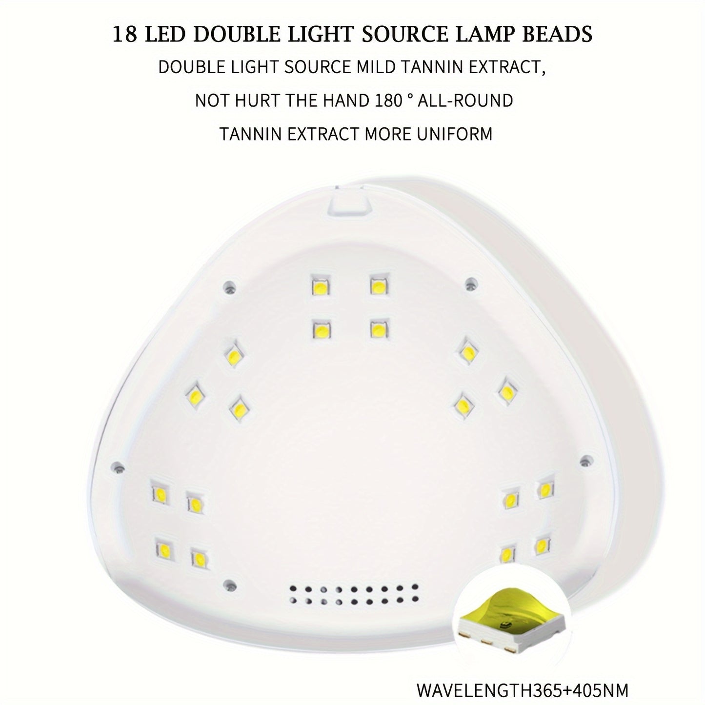 1pc Portable LED Nail Lamp Dryer - Fast Drying, Professional Gel Polish Curing, Compact Design for Home Salon Manicure, Nails Art Tools, Easy to Use, Long-Lasting LED Light, Safe for Fingers