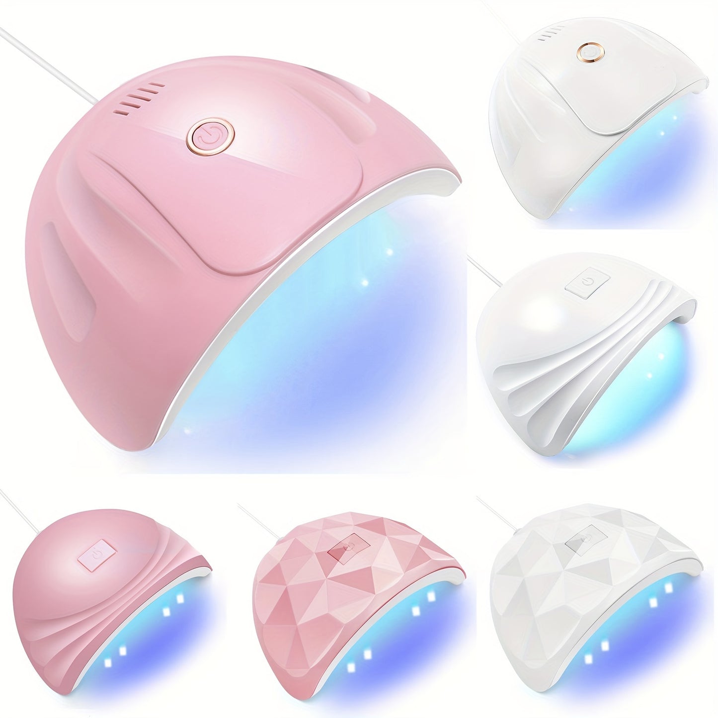 1pc Portable LED Nail Lamp Dryer - Fast Drying, Professional Gel Polish Curing, Compact Design for Home Salon Manicure, Nails Art Tools, Easy to Use, Long-Lasting LED Light, Safe for Fingers
