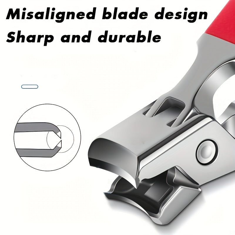 Heavy Duty Nail Clippers for Ingrown Toenails and Thick Nails - Toe Nail Clippers for Men, Elderly, and Women - Large Nail Scissors for Easy and Painless Trimming