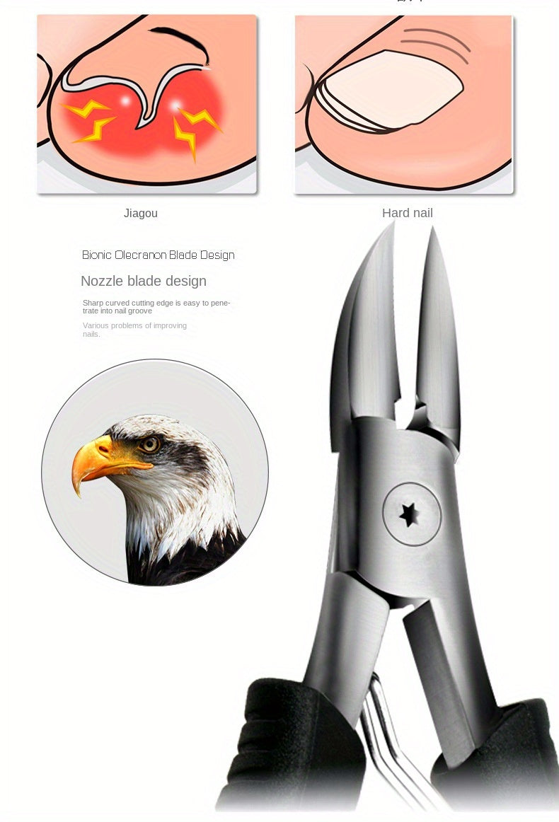 Nail Clippers Nail Correction Thick Nails Ingrown Toenails Nippers Cutters Dead Skin Dirt Remover Pedicure Care Tool