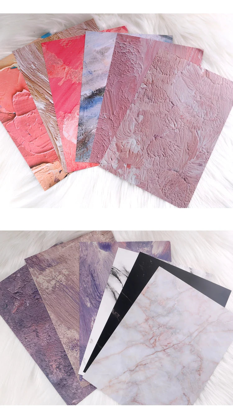 Nail Art Photo Props Japanese Style Marble Manicure Background Paper Nail Work Fields Display Board Field Of Work Nails