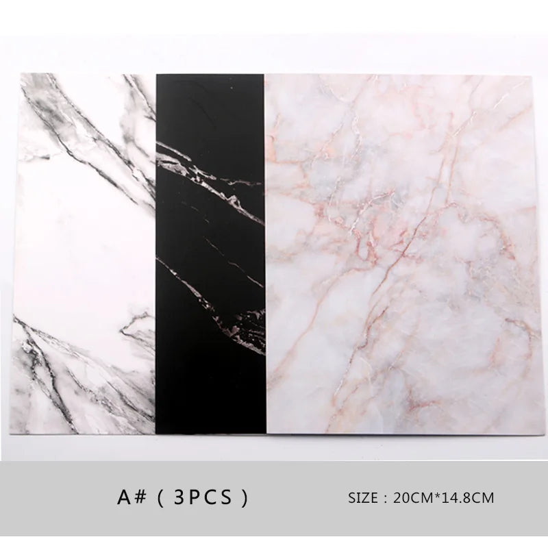 Nail Art Photo Props Japanese Style Marble Manicure Background Paper Nail Work Fields Display Board Field Of Work Nails