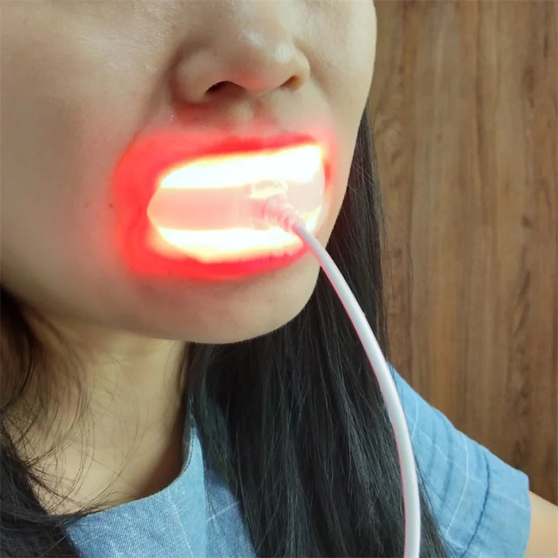 LED Red Light Therapy for Immediate Relief of Tooth Pain Gum Sensitivity Teeth Pain Relief Sore Canker Oral Care Physiotherapy