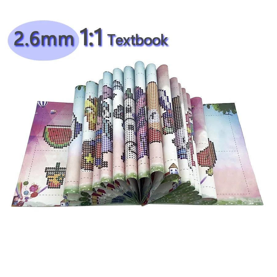 2.6mm 5mm text book Perler Study drawing pattern Atlas Hama beads Tool Iron 3D Puzzle DIY Kids Creative Handmade Craft Toy Gift