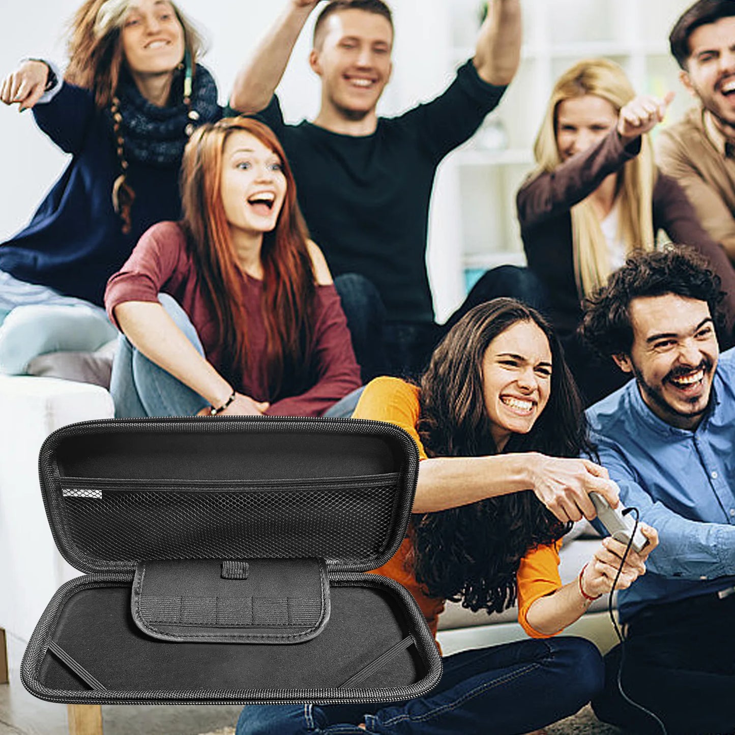 for 2025 Switch 2 Slim Travel Carrying Case Accessories, Waterproof EVA Hard Shell Protective Storage Hand Bag NS 2
