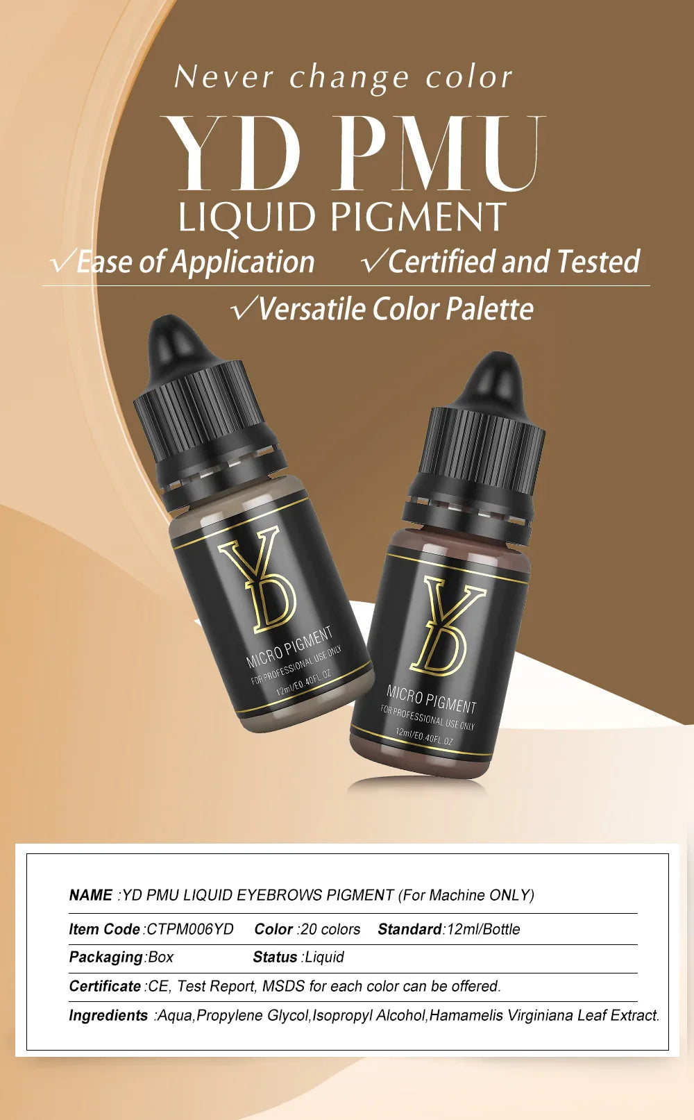 YD PMU Liquid Pigments