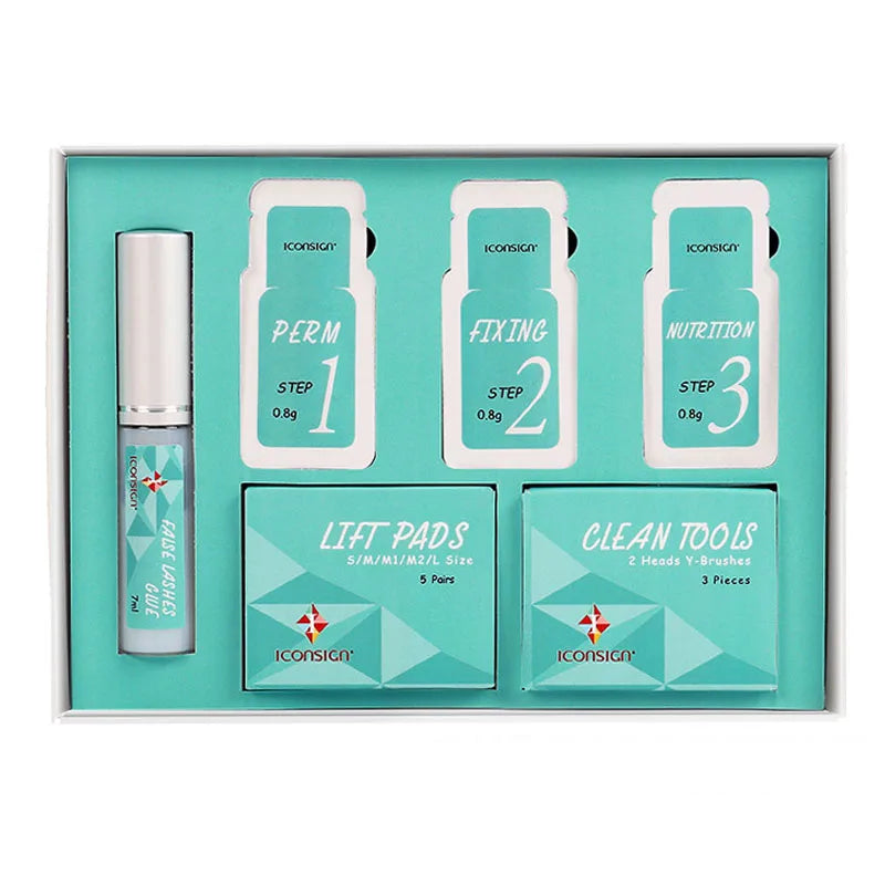 Lash Lift Kit Perm-Set ICONSIGN Eyelash Extensions Supplies Perm Curling Brow Lamination Kit Makeup Tools Beauty Shop