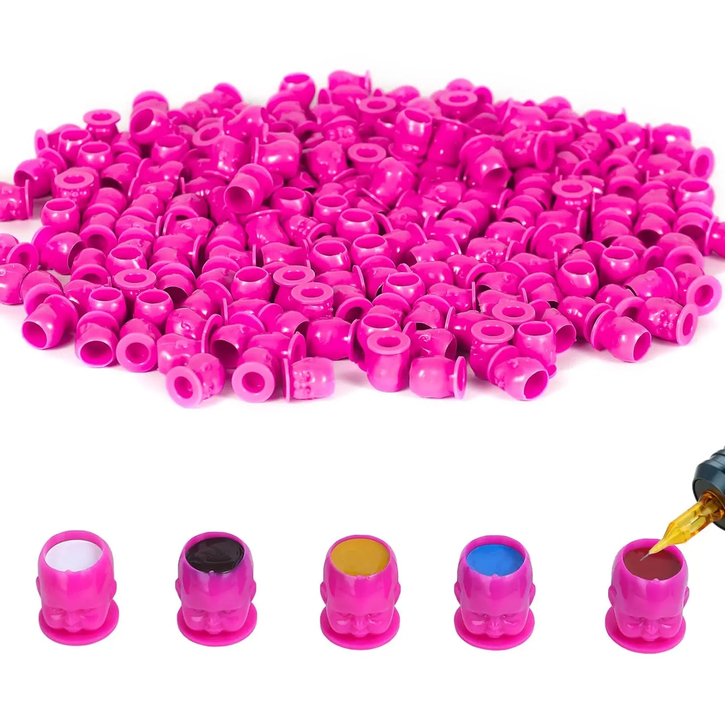 Plastic Disposable Tattoo Ink Cups