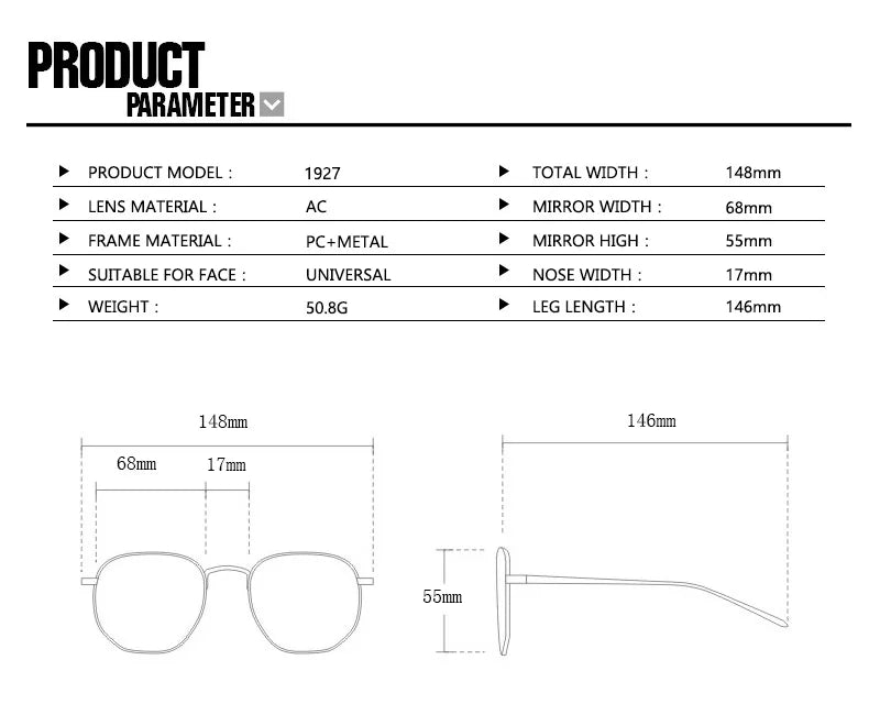 New Retro High Quality Round Sunglasses For Women Men Original Sun Glasses Fashion Ladies Shades UV400 Eyeglasses