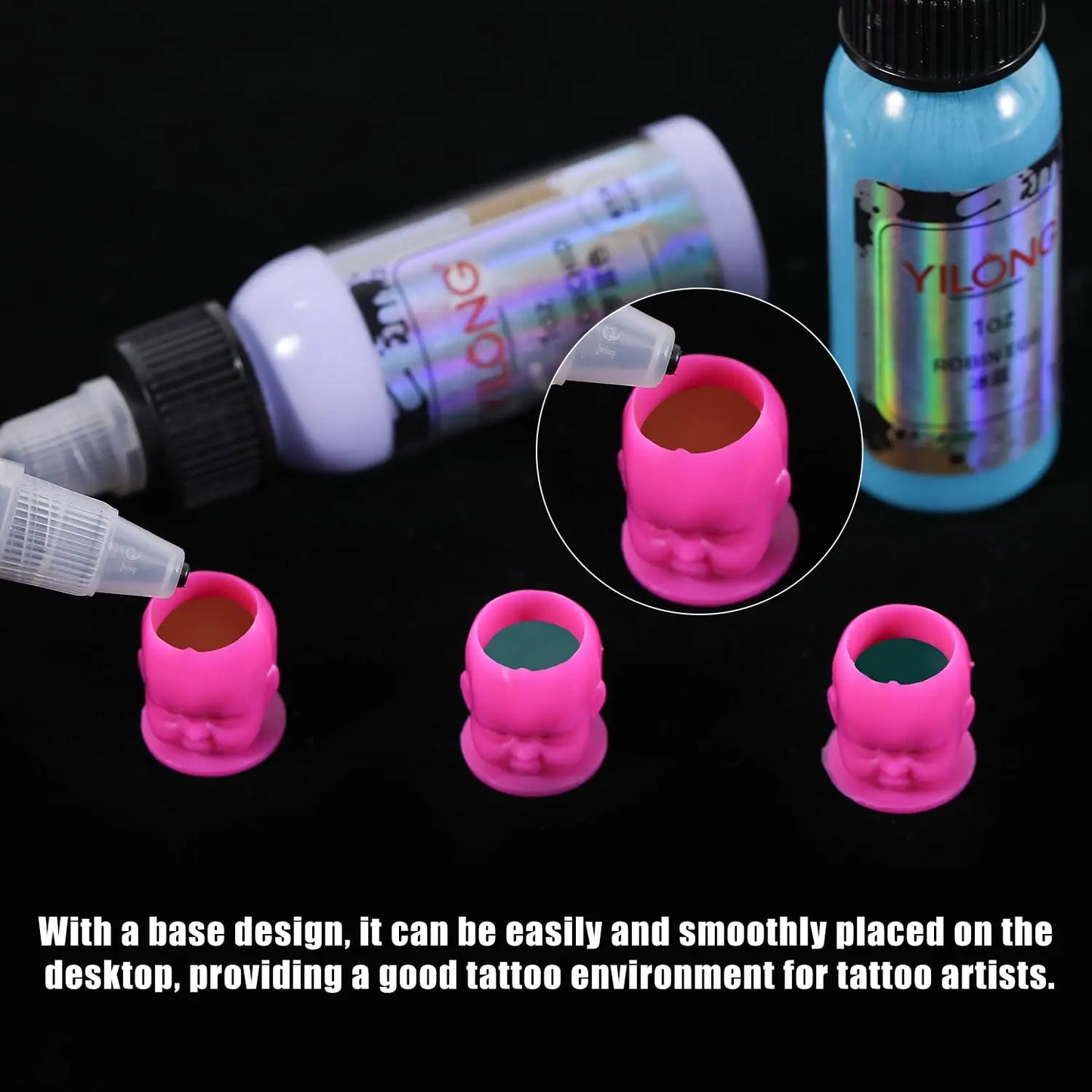 Plastic Disposable Tattoo Ink Cups