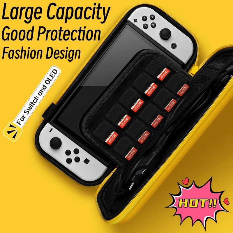 Fashion 3D Pattern Switch Case For NS Switch OLED Storage Bag Housing Protective Travel Bag Handbags Switch Accessories