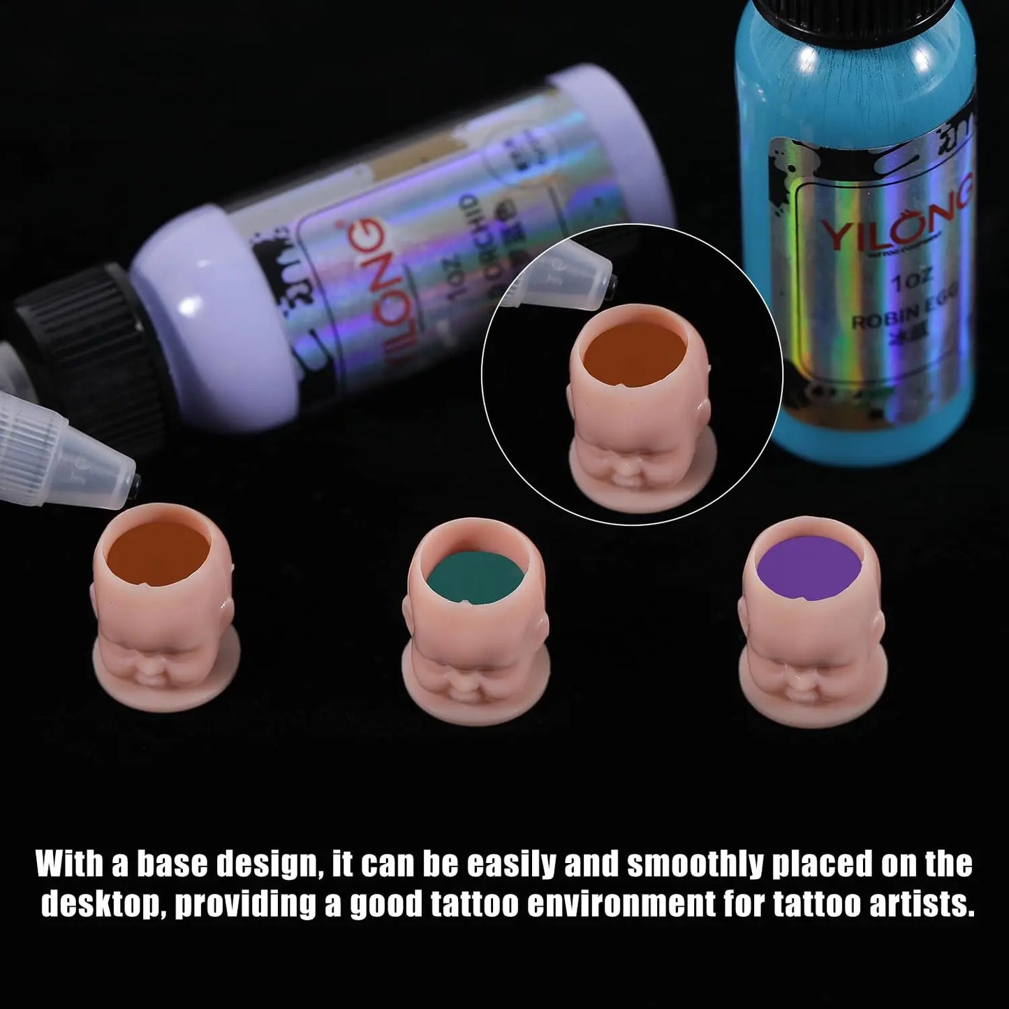 Plastic Disposable Tattoo Ink Cups