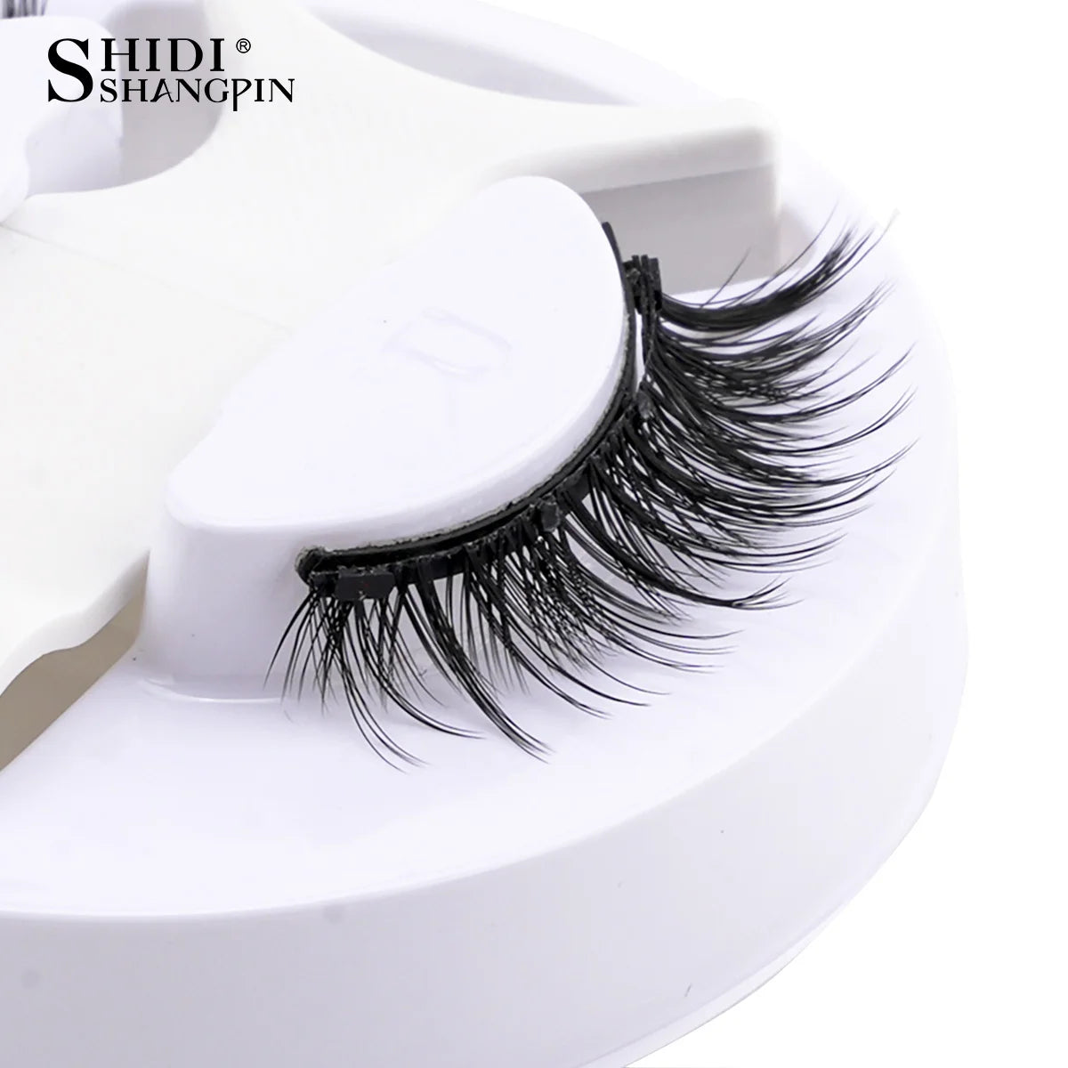 1 Pair Magnetic Eyelashes Set Reusable Easy to use Eyelash Extension Tools Natural Curler False Eyelashes With Magnetic Tweezers