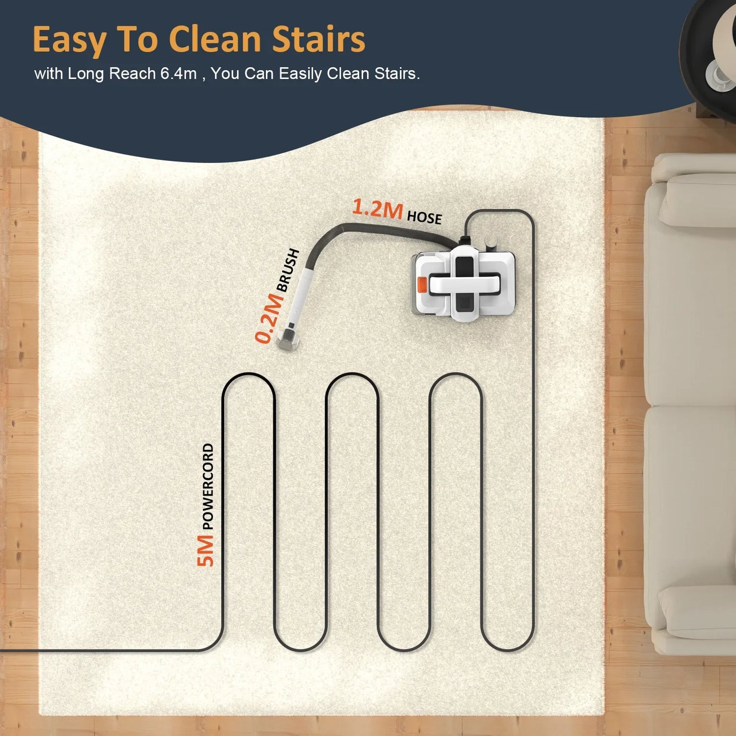 OMESER W05 Handheld Carpet Cleaner