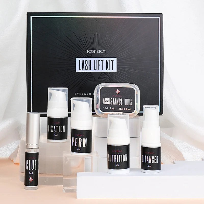 Lash Lift Kit Perm-Set ICONSIGN Eyelash Extensions Supplies Perm Curling Brow Lamination Kit Makeup Tools Beauty Shop