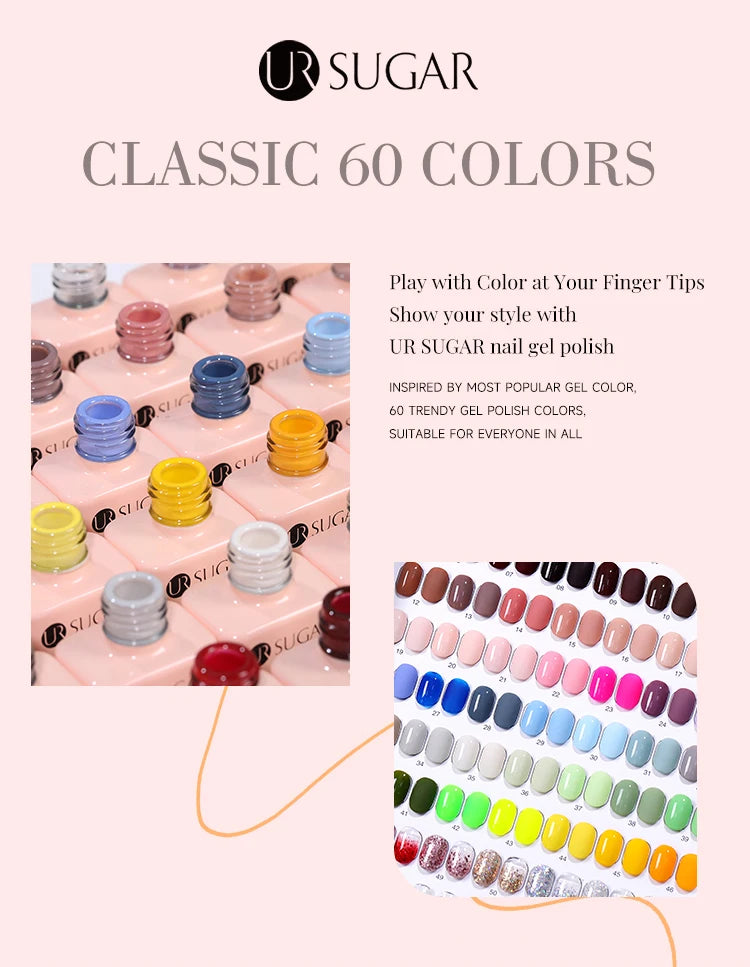 UR SUGAR 15ml Fiber Rubber Base Gel Upgrade Broken Nail Repaired Fiberglass Clear Quick Building UV Construction Gel Soak Off