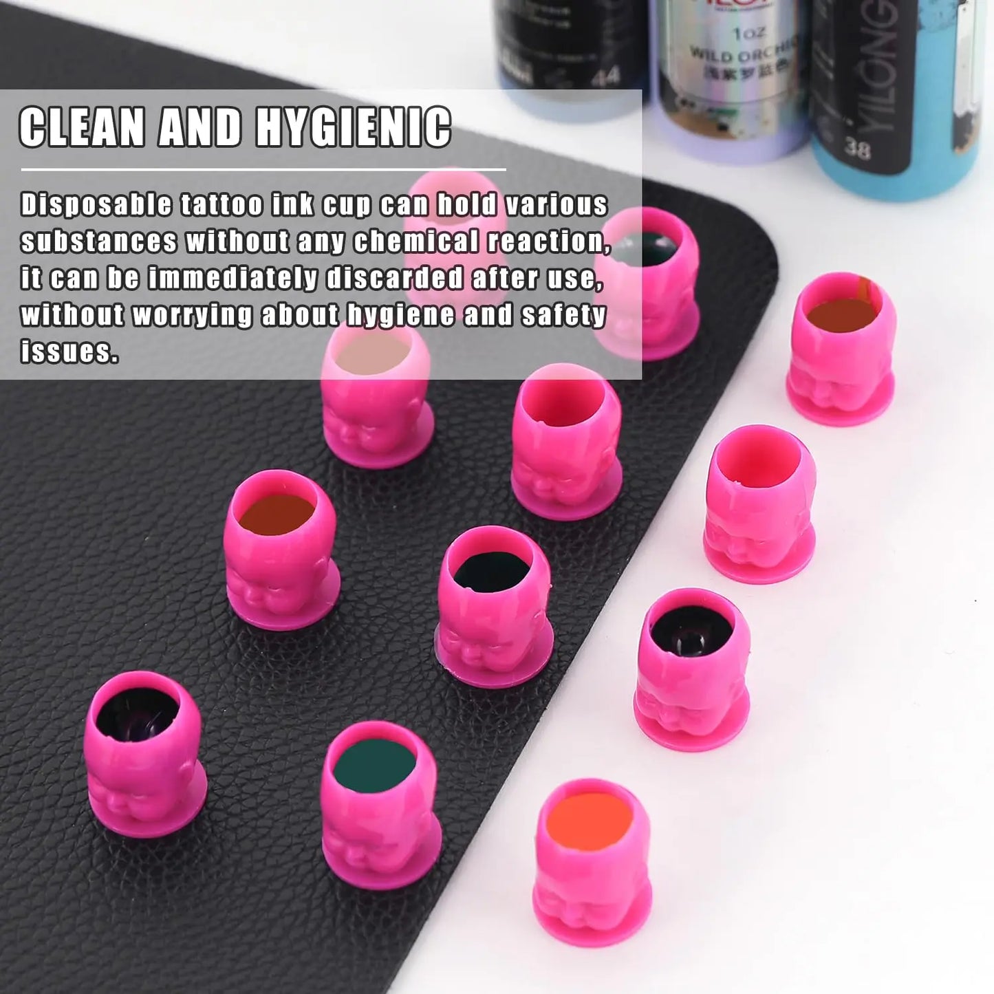 Plastic Disposable Tattoo Ink Cups