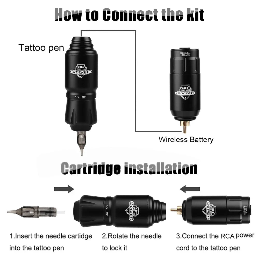 Rocket Wireless Tattoo Kit