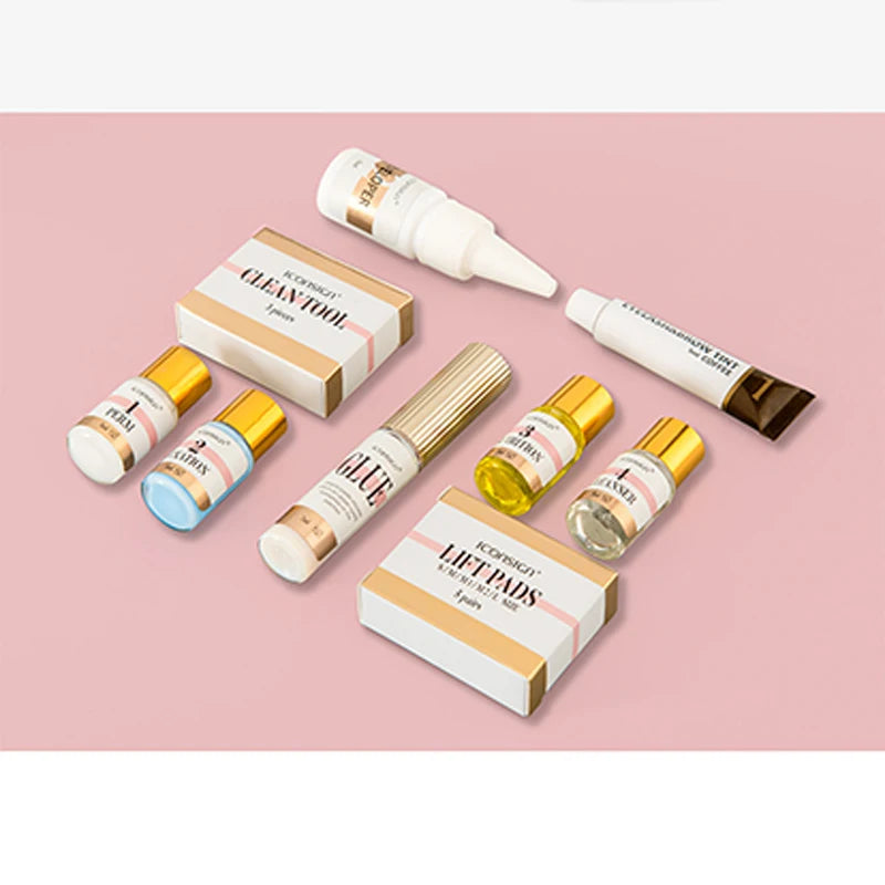 Lash Lift Kit Perm-Set ICONSIGN Eyelash Extensions Supplies Perm Curling Brow Lamination Kit Makeup Tools Beauty Shop