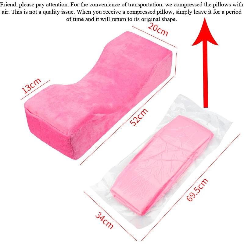 Lash Pillow For Neck Support Eyelash Bed Pillow Grafting Lash Soft Memory Foam Eyelash Extension Pillow With Pocket Makeup Salon