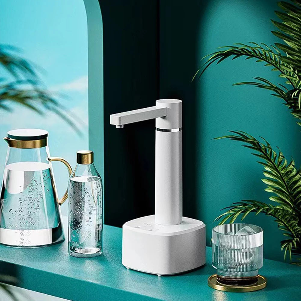 Electric Water Gallon Pump Automatic Water Dispenser Smart Table Water Bottle Pump 1800mA Rechargeable Drinking Water Machine