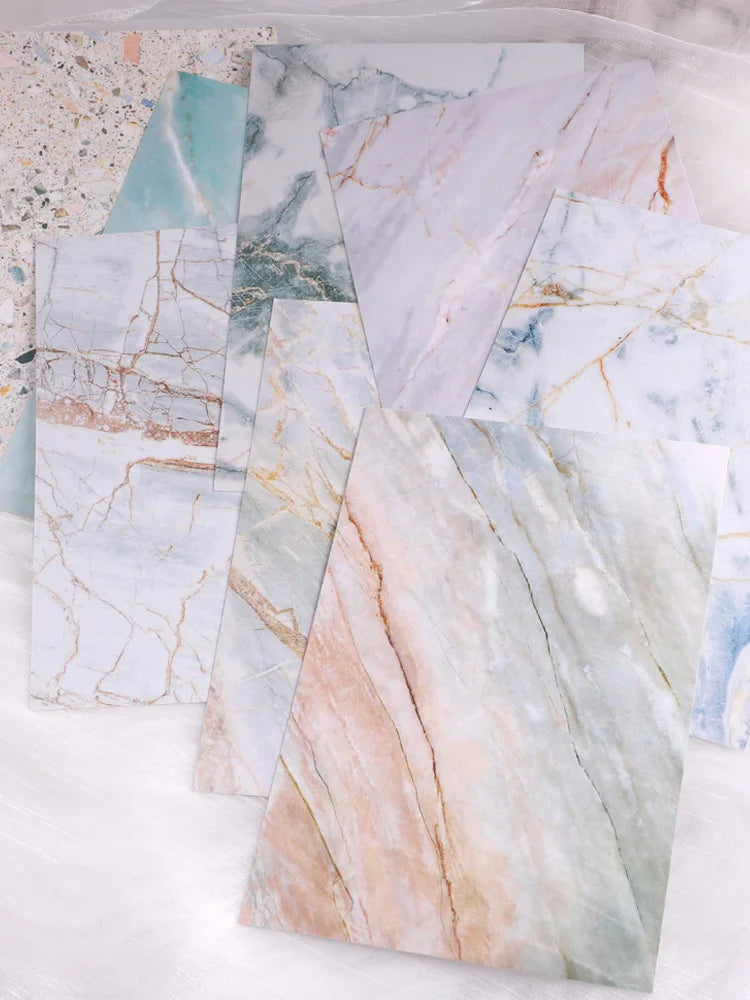 Nail Art Photo Props Japanese Style Marble Manicure Background Paper Nail Work Fields Display Board Field Of Work Nails