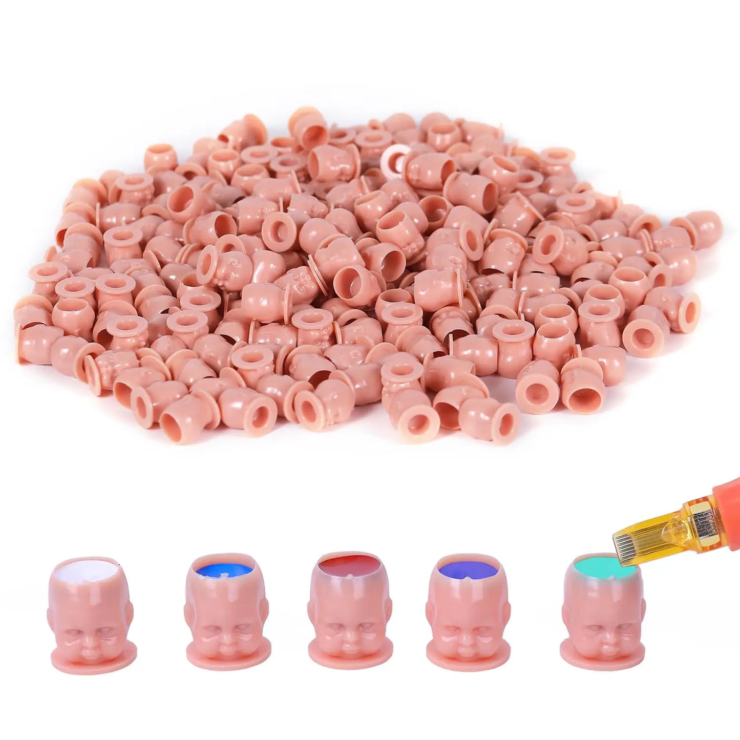Plastic Disposable Tattoo Ink Cups