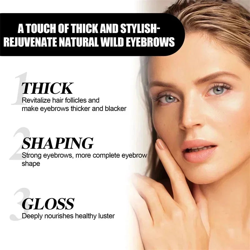 Fast Eyebrow Growth Serum Eyelash Hair Growth Anti Hairs Loss Product Prevent Baldness Fuller Thicker Lengthening Eyebrow Makeup