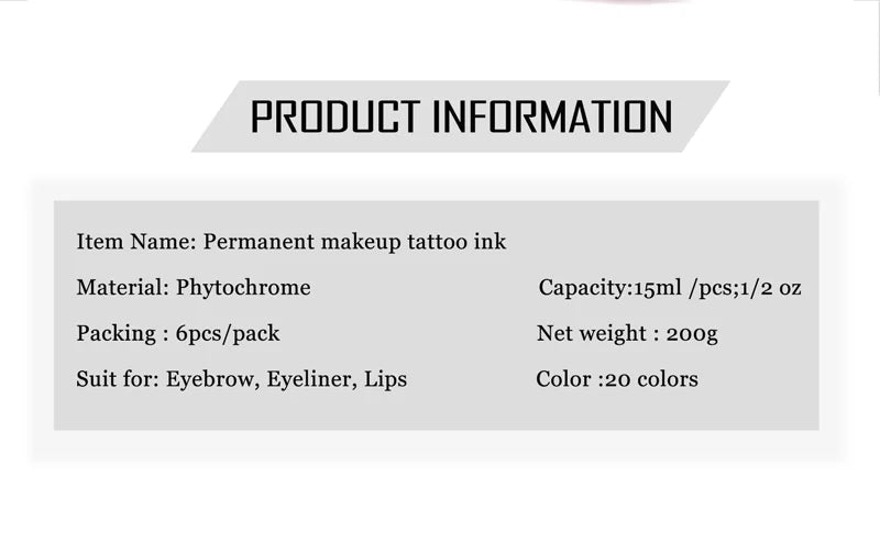 Professional Microblading pigment
