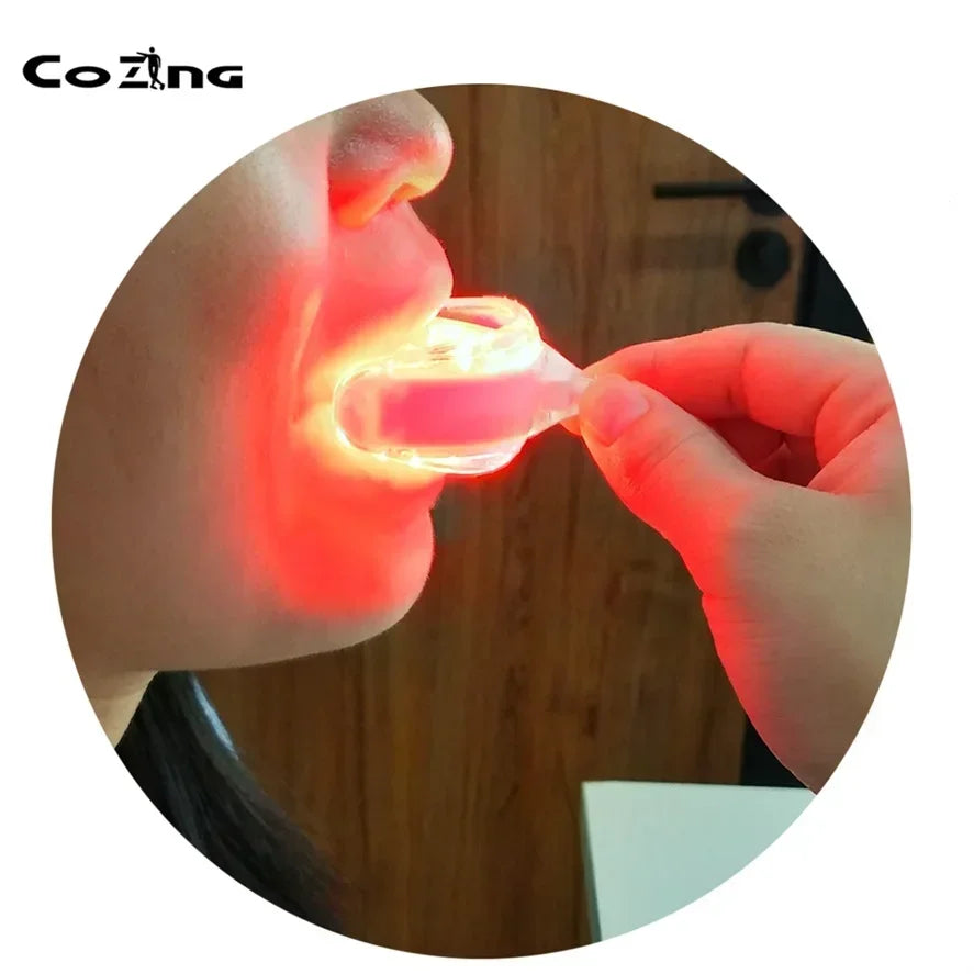 LED Red Light Therapy for Immediate Relief of Tooth Pain Gum Sensitivity Teeth Pain Relief Sore Canker Oral Care Physiotherapy