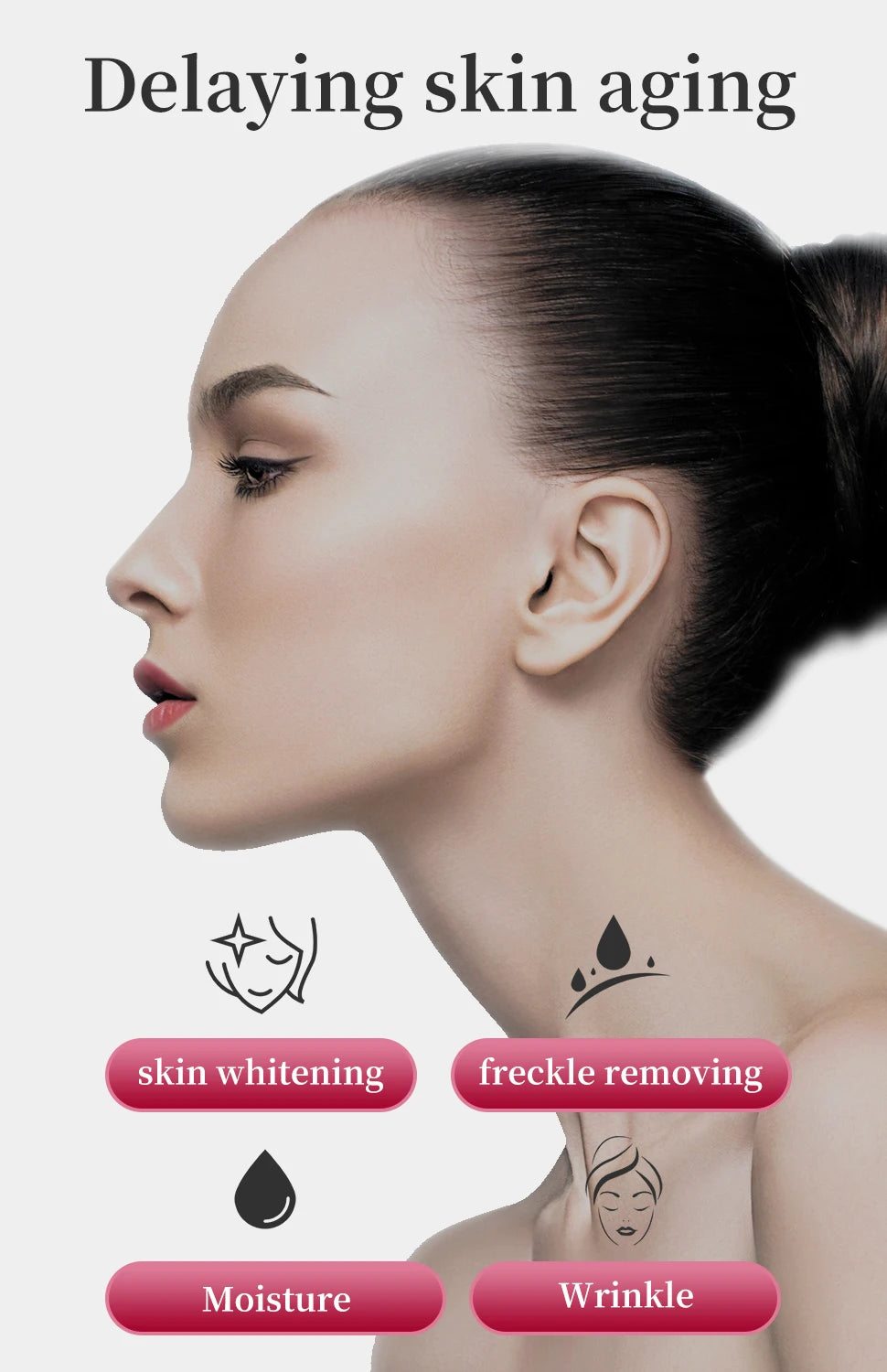 Hyaluronic Acid Oxygen Serum Ampoule Skin anti-aging spray Salmon DNA copper peptide GHK-Cu