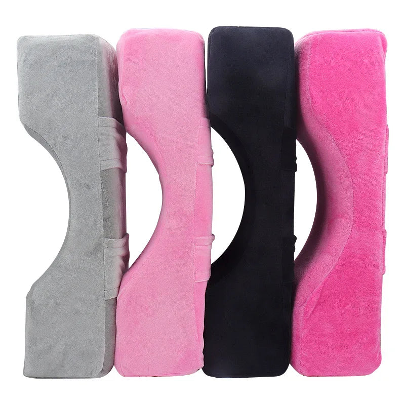 Lash Pillow For Neck Support Eyelash Bed Pillow Grafting Lash Soft Memory Foam Eyelash Extension Pillow With Pocket Makeup Salon