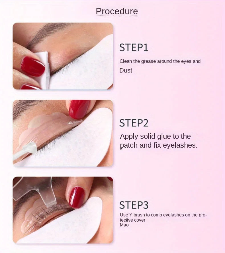 Lash Lift Glue Solid Gel Odorless Ultra-fast Bonding Eyelash Perm Solid Glue Non-irritating Lifting Lash Wax Fixing Glue 15g