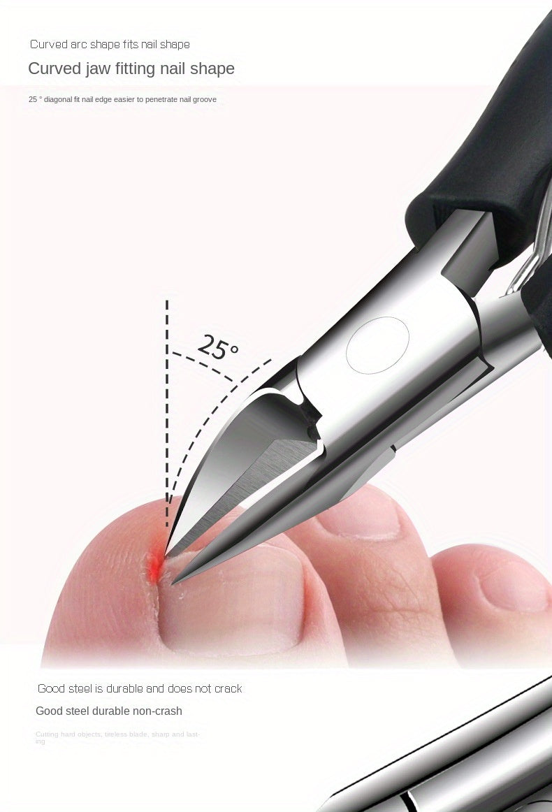 Nail Clippers Nail Correction Thick Nails Ingrown Toenails Nippers Cutters Dead Skin Dirt Remover Pedicure Care Tool