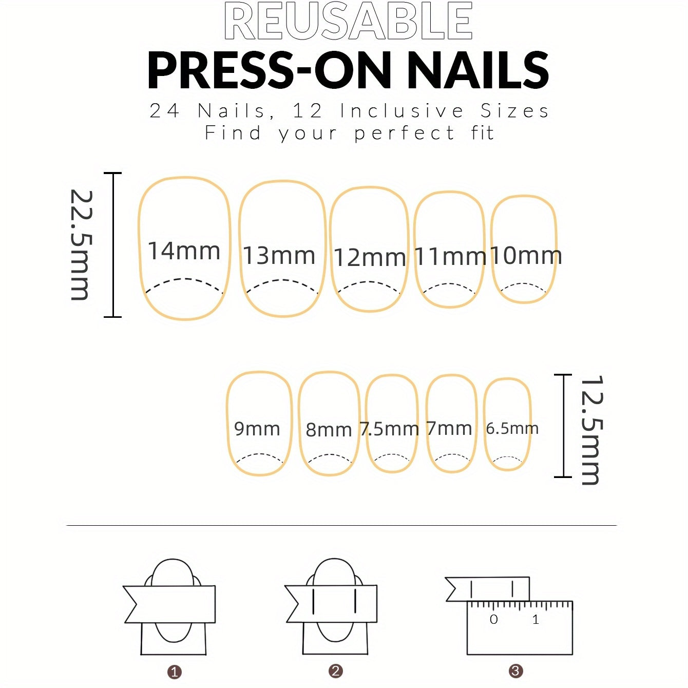 24pcs Glossy Medium Oval Fake Nails, Nude Pinkish Gradient Press On Nails With Glitter French Tip Design, Minimalist Style False Nails For Women Girls Daily Party Wear