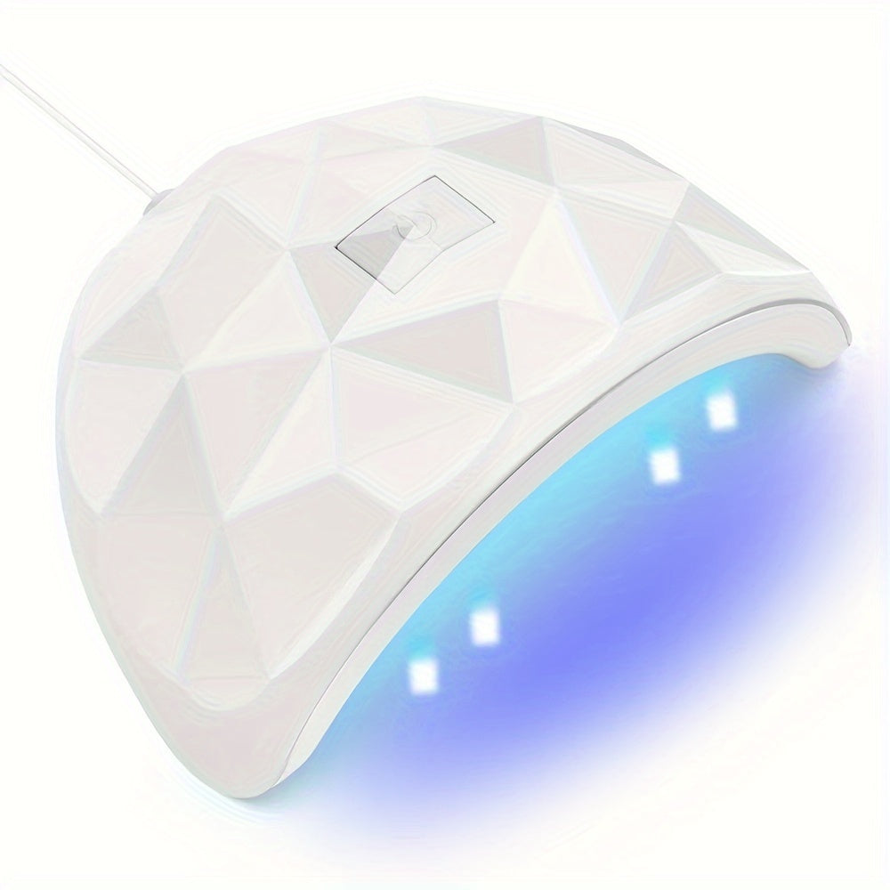 1pc Portable LED Nail Lamp Dryer - Fast Drying, Professional Gel Polish Curing, Compact Design for Home Salon Manicure, Nails Art Tools, Easy to Use, Long-Lasting LED Light, Safe for Fingers