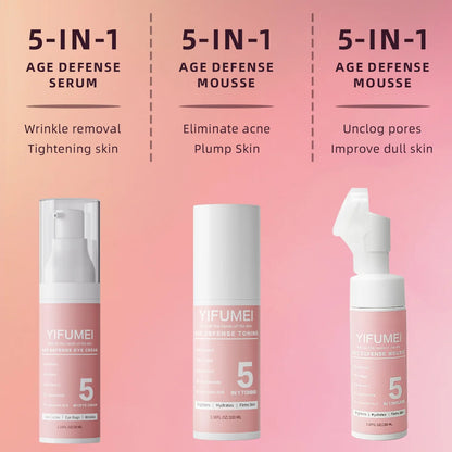 Original Korean Skincare for The Face 5 IN 1 Face Kit with For Skin Moisturizing Day & Night Care Beauty Health Skincare Korean