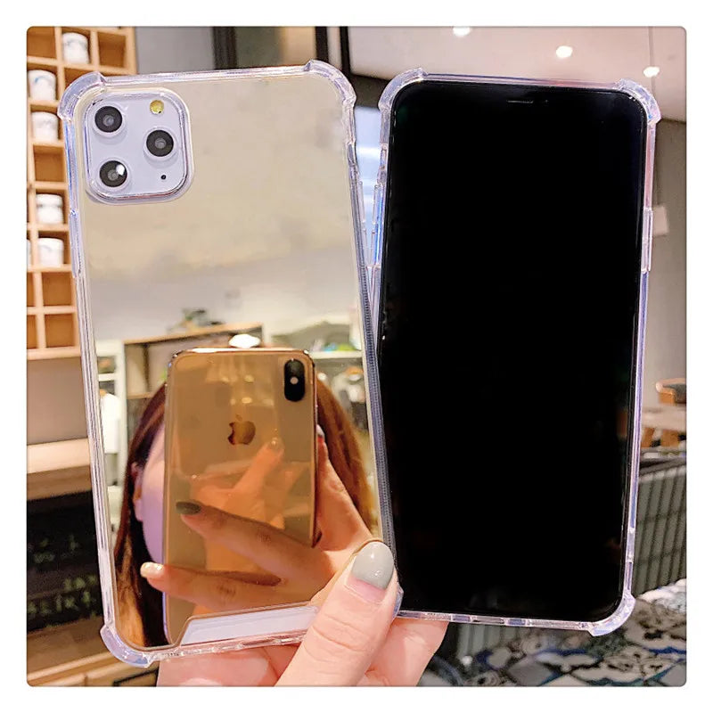 Luxury Mirror TPU Phone Case