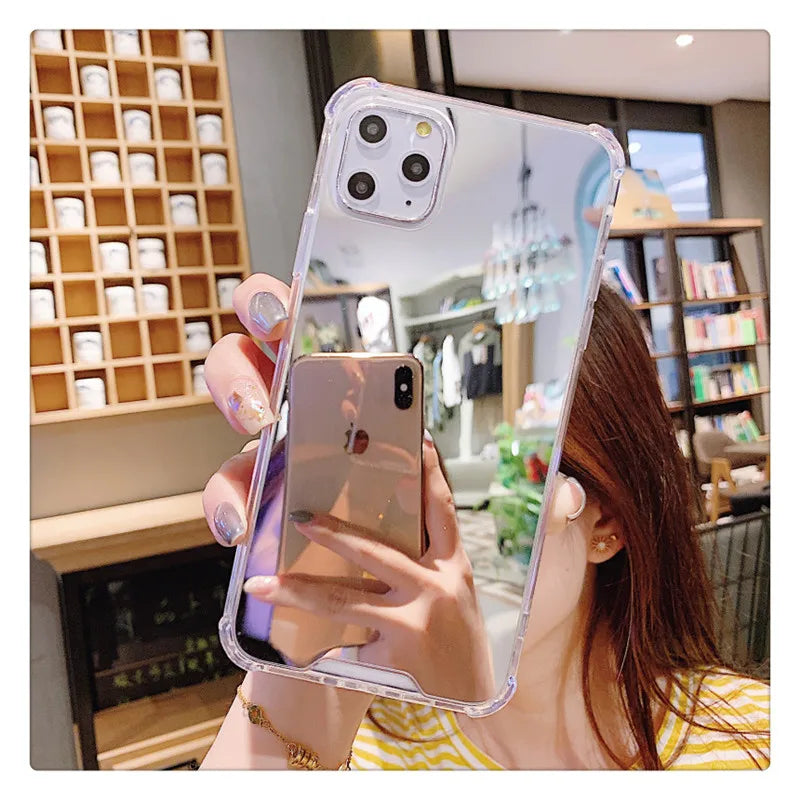 Luxury Mirror TPU Phone Case