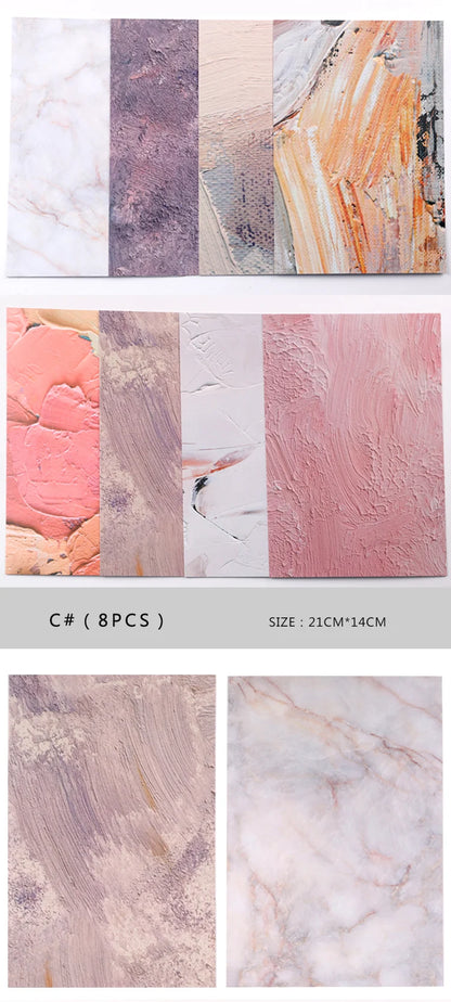 Nail Art Photo Props Japanese Style Marble Manicure Background Paper Nail Work Fields Display Board Field Of Work Nails