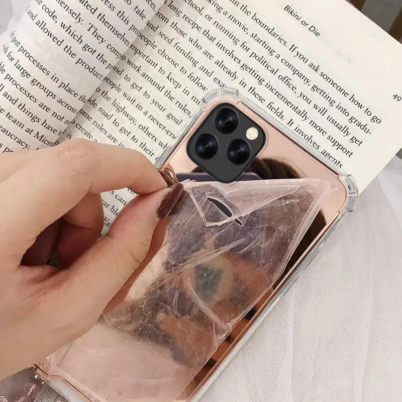 Luxury Mirror TPU Phone Case