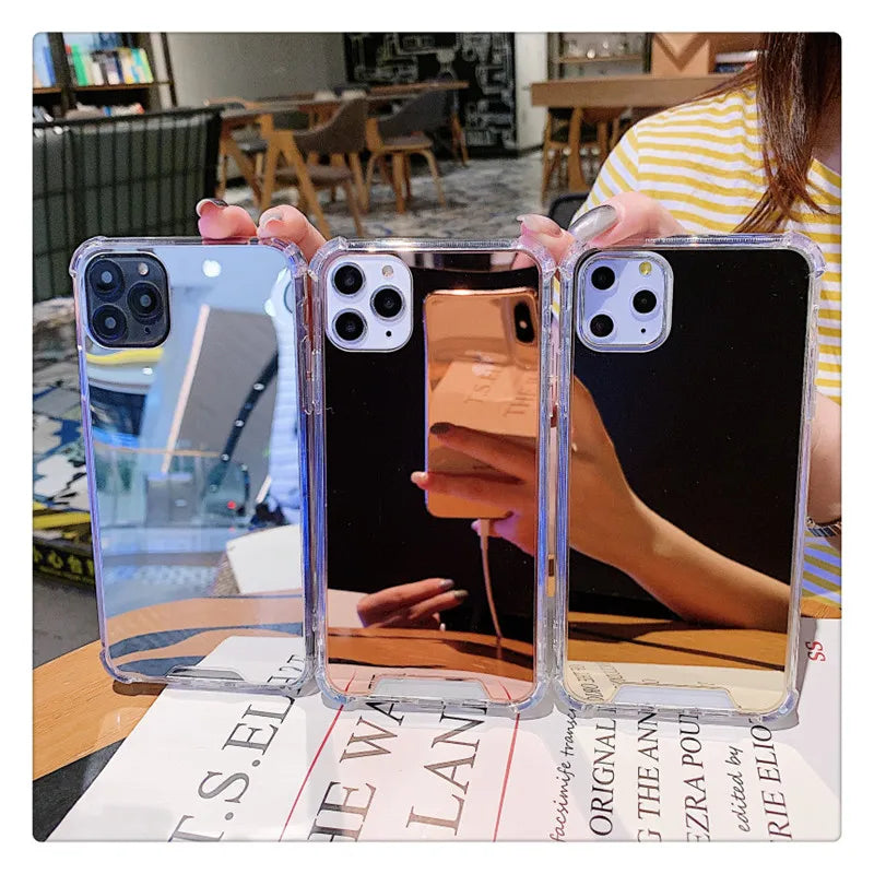 Luxury Mirror TPU Phone Case