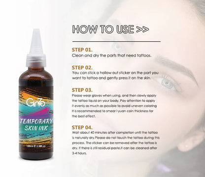 Temporary Eyebrows Air Brushing Tattoo Ink