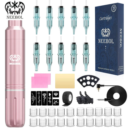 Tattoo kit includes tattoo machine