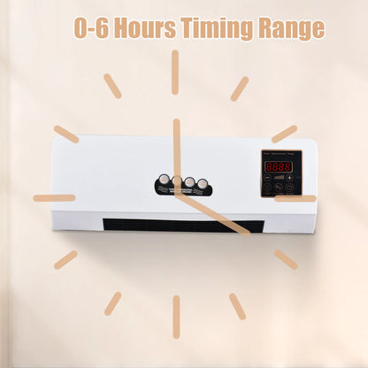2 in 1 Portable Air Conditioner Electric Heater for Room Heating Cooling Fan with Remote Control and Timing Function Simple A/C