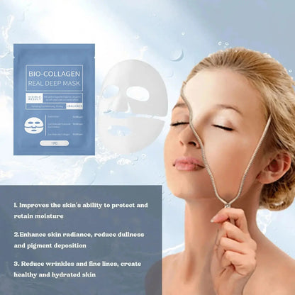 Collagen mask Anti-wrinkle fading Facial thin line lifting skin anti-aging Korean cosmetics