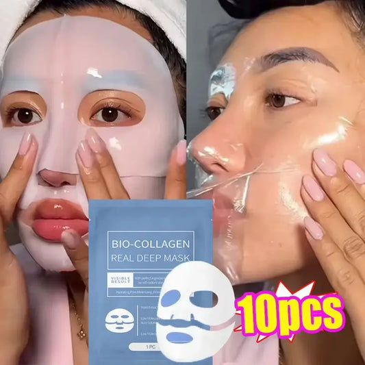Collagen mask Anti-wrinkle fading Facial thin line lifting skin anti-aging Korean cosmetics