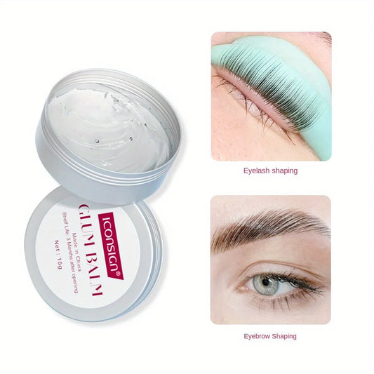 Lash Lift Glue Solid Gel Odorless Ultra-fast Bonding Eyelash Perm Solid Glue Non-irritating Lifting Lash Wax Fixing Glue 15g