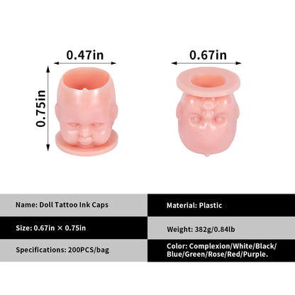 Plastic Disposable Tattoo Ink Cups