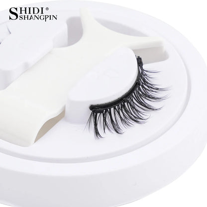 1 Pair Magnetic Eyelashes Set Reusable Easy to use Eyelash Extension Tools Natural Curler False Eyelashes With Magnetic Tweezers